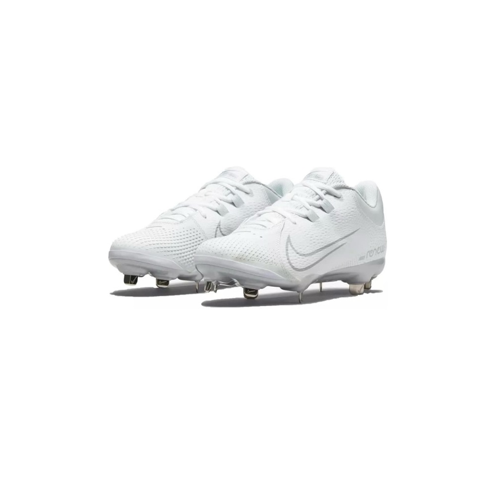 Nike Hyperdiamond 4 Elite Women Softball White Cleats Size 5.5 NEW